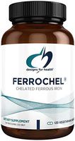 Designs for Health Ferrochel Iron Chelate - 27mg Iron Bisglycinate (120 Capsules)