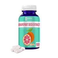 Grapefruit Seed Extract Capsules by Ahana Nutrition - GSE Powder Supplement Serves as an Antioxidant and Supports The GI Tract and Urinary Tract (900mg – 100 Easy to Swallow Capsules) (100 Capsules)