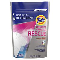 Tide Brights and Whites Rescue Laundry Pacs In-Wash Detergent Booster, 27 Count (Packaging May Vary)