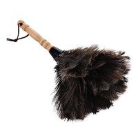 Ostrich Hair Feather Duster Solid Wood Handle Dusting Dust Brush For Home Shop,Fabric Furniture,Is A Good Helper For My Mother