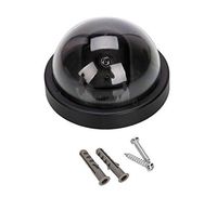 [Dummy Camera] Vaagaa Dummy Fake Security CCTV Dome Camera with Flashing Red LED Light (2 Pack)