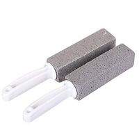 CXZX 2PCs Wand Cleaning Brush Brush Pumice Stone Wand, Pumice Stone Toilet Bowl Toilet Cleaner for Kitchen/Bath/Pool/Spa/Household Cleaning