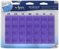 Apex Medi Chest Pill Organizer for Vitamins and Medication - 1 Ea