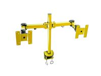 MonMount Dual LCD Monitor Stand Desk Clamp Holds Up to 24-Inch LCD Monitors, Yellow (LCD-194Y)