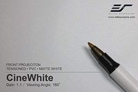 Elite Screens CineWhite, Tension Matte White Projection Screen Material Sample (CINEWHITE-SM)