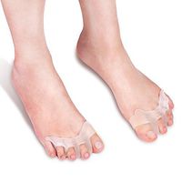 Zyyini Hallux Valgus Corrector, Toe Separators, 2 Pcs Gel Toe Stretcher Bunion Corrector, Great for Bunion, Bunionette, Hammer Toes, Claw Toes - Universal Size
