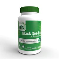 Health Thru Nutrition Black Cumin Seed Oil Non-GMO 500Mg Softgels First Cold Pressed, 360 Count