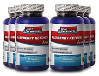 Raspberry Ketone Extreme - Raspberry Ketones Lean - Natural Raspberry Ketones for Health Weigh Loss (6 Bottles)