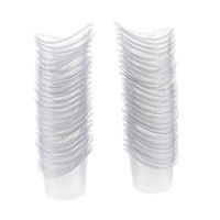 100 Pieces Disposable Non Sterile Eye Wash Cup 5ml One Time Eye Clean Cups for Soothe Tired Eyes with Water or Eyewash