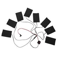 VGEBY Heating Pad, Adjustable Third Gear Temperature 8 in 1 Metal Fiber Electric USB Warm Winter Clothing Heating Pads