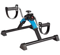 Folding Mini Exercise Bike with Digital Monitor Portable Home Pedal Exerciser Gym Fitness Leg Arm Cardio Training Adjustable Resistance with LCD Display for Seniors, Elderly