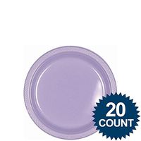 Lavender Plastic Plates | 7" | Party Supply | 200 Ct