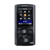 Sony Walkman NWZE374/BC 8GB MP3 Player Black