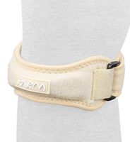 Single Patella Knee Strap Support Stabilizer & Jumpers Knee Band - Best Patella Tendon Strap for Osgood Schlatter, Running, Kids, Patellar Tendonitis, Meniscus Tear, Women, Men, Kids (Nude Regular)