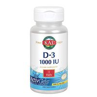 KAL D-3 1000 IU Softgels, 200 Count