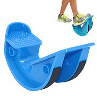 YNXing Calf Stretcher & Foot Rocker for Plantar Fasciitis, Achilles Tendonitis & Tight Calf Pain Increases Flexibility and Strength with Slip Resistant Bottom (Blue)