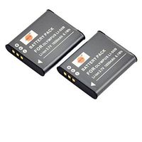 DSTE Replacement for 2X Li-50B Battery Compatible Olympus Stylus 1010 1020 1030 9010 SP-720UZ iHS 800UZ 810UZ SZ-15 16 iHS 20 30MR Stylus Tough TG-870 WG-4 WG-10 X70 as D-LI92