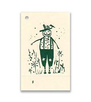 100 Halloween Pumpkinhead Guy Hang Tags (2-1/8"x3-1/2") & 100 Strings Included. Personalize & Price Your Crafts & Gifts.