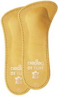 Pedag 123 De Luxe 3/4 Leather Orthotic with Metatarsal Pad, Longitudinal Arch Support, Tan, Women's 11/Men's 8