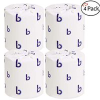 Tiger Chef Toilet Paper Rolls - 2-Ply, 500 Sheets Per Roll of Bathroom Tissue - Pack of 4 Rolls