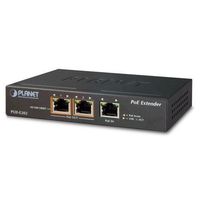 Planet POE-E202 1-Port 802.3at PoE+ to 2-Port 802.3af/at Gigabit PoE Extender
