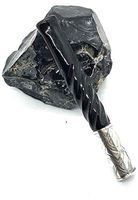 Oltu Stone Cigarette Holder in Sterling Silver