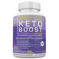 Rapid Fast Keto Boost - Advanced Weight Loss with Metobolic Ketosis Support - 60 Capsules - 30 Days - 1 Month Supply