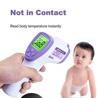 Medical Digital Thermometer with Temporal Forehead Function || Clinically Approved Upgraded Infrared Lens Technology ||Non-Contact Temperature Measurement Device for Adult & Baby