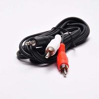 FireFold 3.5mm Stereo Male to (2) RCA Male Adapter - 6ft Cable