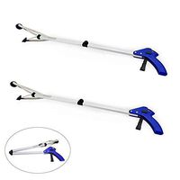 Pickup Tool, Grabber Tool, Pickup Tools Grabber 2PCS Portable Foldable Aluminum Alloy Trash Garbage Litter Picker Grabber Pickup Tool for Elderly Disabled Home Garden Yard Park Scenic Spot Kangkangk
