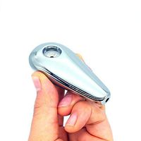 You Deserve it Forever- Smooth Drop Type Shaped Silver Mini Personal Tools with 10 Stainless Steel mesh Filters and a Storage Bag