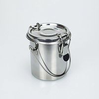 LI-GELISI Artist Portable Brush Washer Stainless Steel Portable Brush Cleaner (Medium, Silvery)