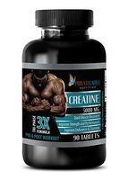 Mass Muscle Gainer - CREATINE TRI-Phase - 3X Formula - PRE & Post Workout - creatine for Women - 1 Bottle (90 Tablets)