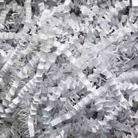 White Crinkle Cut Paper Shred 10 lbs/Case