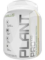 Rivalus Plant Pro 100, Vanilla, 1.38 Pound - - 100% Plant Based, Vegan, No Lactose, No Soy Protein, Zero Banned Substances, Made USA