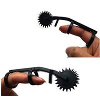 ABS Finger-cot with Single Wheel Barbed Roller for Back Massage