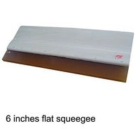 6" Silk Screen Printing Wood Squeegee Ink Scraper 75 Durometer