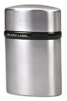 Black Label - Tornado Cone Shaped Flame Brushed Chrome & Black