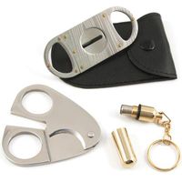 Cigar Accessory Gift Set - Includes Punch, Scissors, and Cutter