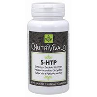 Nutrivival 5-HTP 200mg A Neurotransmitter That Supports A Positive Mood* 60 Vegetarian Capsules