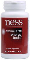 Ness Enzymes - Energy Boost #15 90 caps [Health and Beauty]