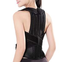 Posture Corrector for Women and Men, Adjustable Back Posture Brace Perfect for Lower and Upper Back Pain, Back Support Brace Support Shoulder Posture Trainer for Adult Students Children (S)