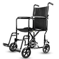 Luckya Walker Elderly Manual Wheelchair Lightweight Handicapped Hand Push Scooter Non-Slip Walking Stick with Hospital