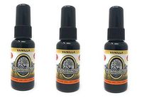 BluntPower Oil Based Concentrated Air Freshener and Oil for Diffuser - 3 Pack of Vanilla (1.5 Ounce Each)