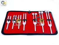 G.S 7 Tuning Forks Set Chiropractic Physical Diagnostic Instruments Best Quality