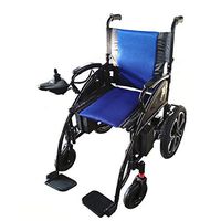 2020 Model Fold & Travel Lightweight Electric Wheelchair Motor Motorized Wheelchairs Electric Silla De Ruedas Power Wheelchair Power Scooter Aviation Travel Safe Heavy Duty Mobility Aids Chair