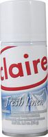 Claire C-221 1.8 Oz. Fresh Linen Micro-Metered Air Freshener Aerosol Can (Case of 12)