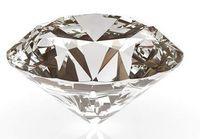 Zoogamo 4" / 100 mm Clear Diamond Shaped Glass Crystal Paperweight - Home Office Decor & Valentine's Day Gift Wedding Favors Centerpieces Decoration with Gift Box