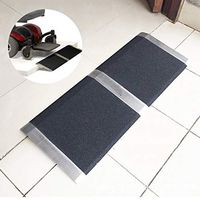 DNNAL Wheelchair Ramp Light Aluminum Alloy Threshold ramp Portable Mobility Assist Widen Wheelchair Ramp,4080cm