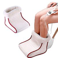 Electric Foot Warmer Warm Heated Mat Heating Pad Washable Heat 5 Modes Settings Care Cushion Thermal Feet Fleece Lining